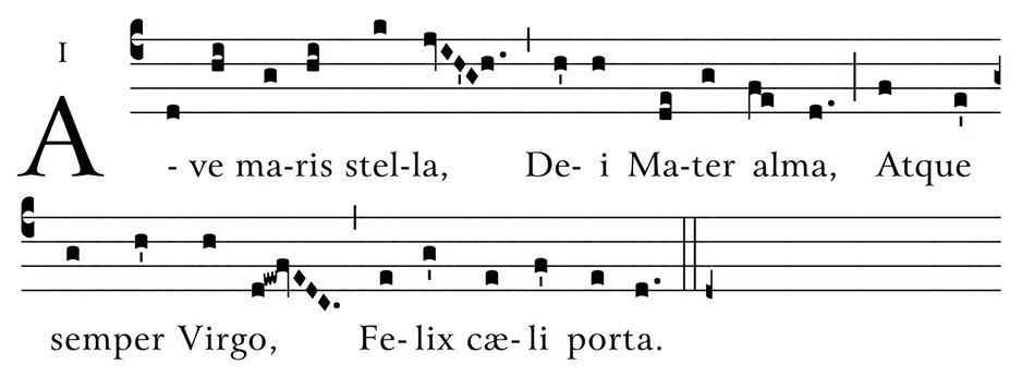 Ave maris stella (solemn) verse 1 JPEG