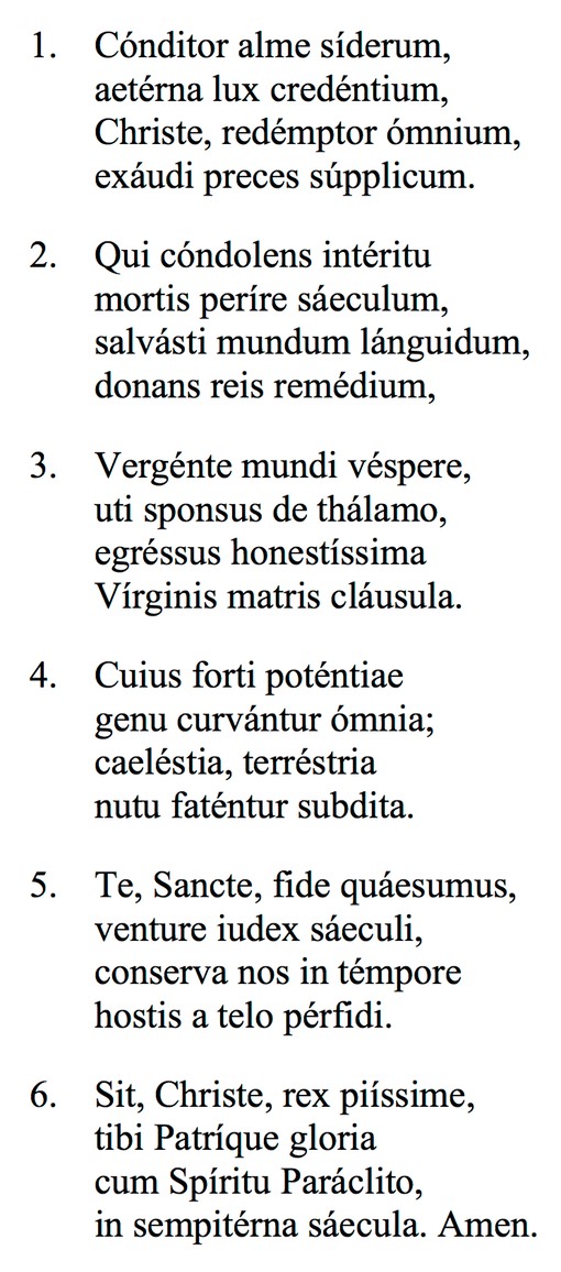 Conditor alme JPEG LATIN