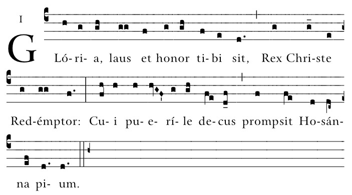 Gloria laus refrain JPEG without repeat refrain